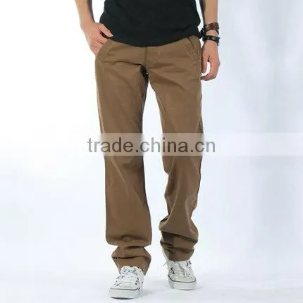 Custom Big Size 100% Cotton Work Trousers Loose Mens Khaki Drill Cargo Work Pants photo-3