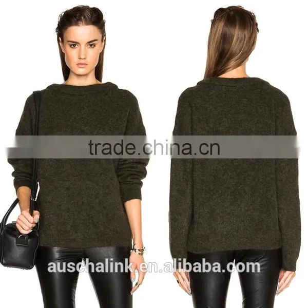 2016 New Arrival Lady Mohair Sweater Customized Factory Price photo-6