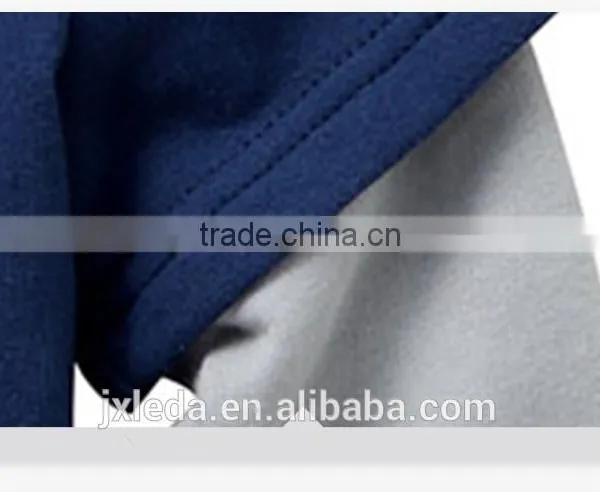Cheap Wholesale 100% Cotton Children Long Sleeved Color Matching Sleeve Hoodies photo-3
