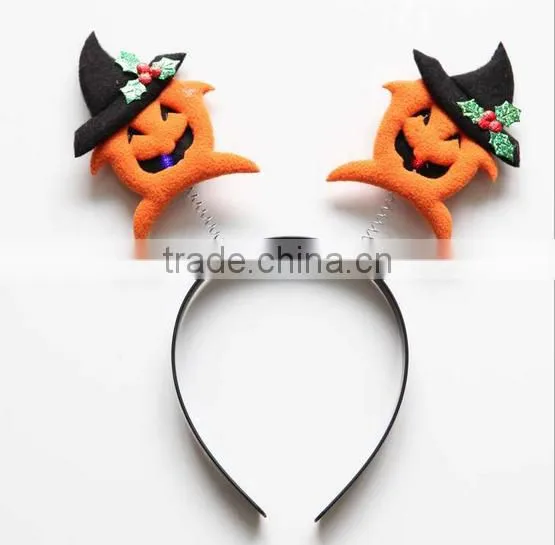 Cartoon Soft Plush Ghost Hairband Cheap Ghost Design Soft Plush Hair Jewelry for 2016 Christmas Promotion Gifts photo-4