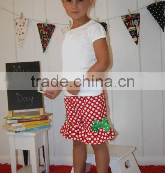 Happy New Years Christmas Kids Ruffle Clothing Set Girls Smocked Outfits photo-2