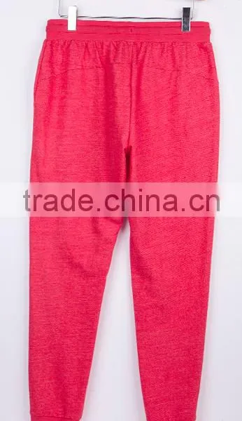 Customized Skinny Sports Pants Pop Style CVC60/40 Cotton Wholesale Cheap Plain Blank Pants photo-3