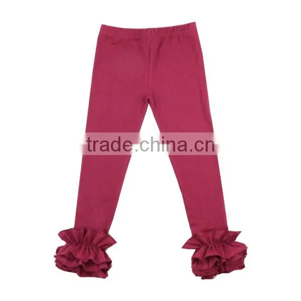 2017 New Style Cotton Hot Kid's Ruffle Pants Leggings Children Christmas Leggings photo-6