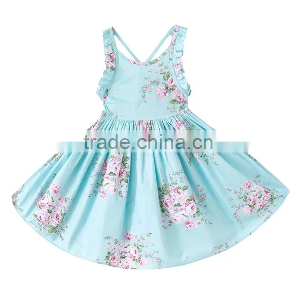 ShiJ Kids Girls Dress Floral Wholesale Children's Boutique Clothing photo-2