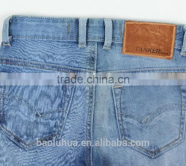 S1115K Girls Kid Children Stretchable Waistband Indigo Washed Denim Jeans photo-4