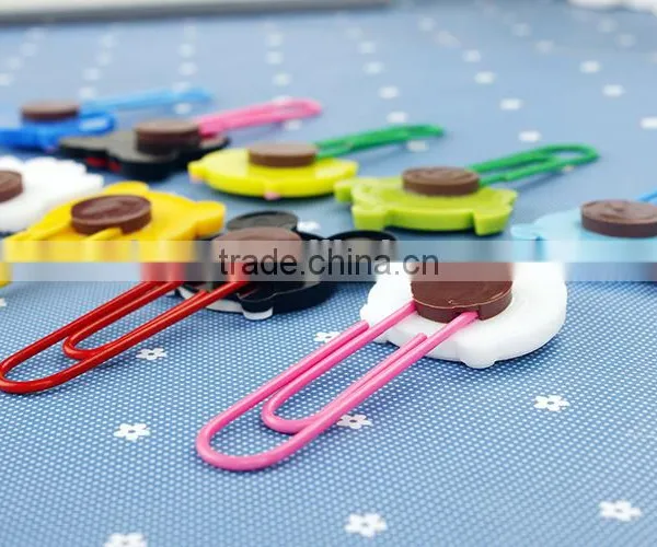 PVC Soft Material Planner Clip Cartoon Creative Paper Clip Planner Accessories photo-2