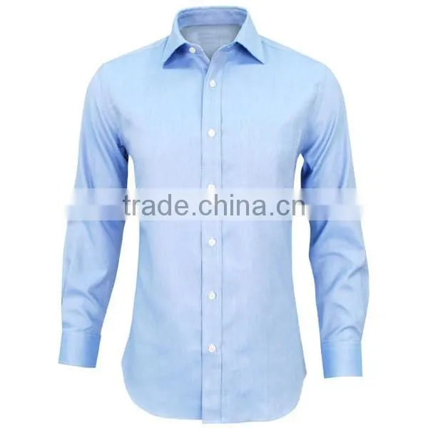Custom Solid Color Slim Fit Dress Man Shirt 100% Cotton 40*40 133*72 photo-5