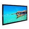 Custom 92 Inch Fixed Projector Screen for Digital Cinemas Aluminum Frame