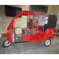 Windshield Glass Electric Passenger Tricycle Rickshaw Taxi 40-50km/H