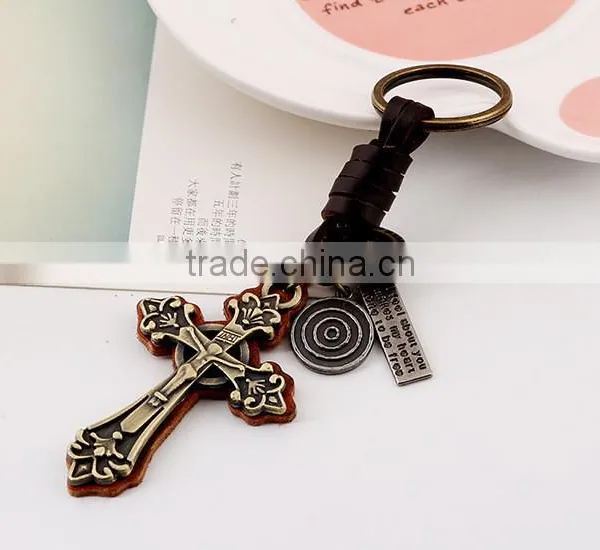 Pop Cross Custom Leather Key Holder/Punk Keyring & Key Ring Dubaa 2016 photo-6