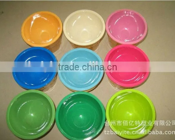 Factory Directly Sell Double Wall Plastic Ice Cream Cup Set photo-4