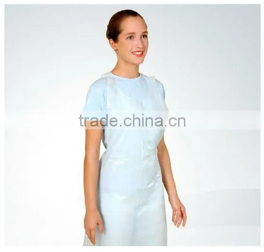 Medical Promotion Disposable PE Plastic Hospital Medical Apron,dental Supply Apron,Waterproof PE Kitchen Apron photo-6