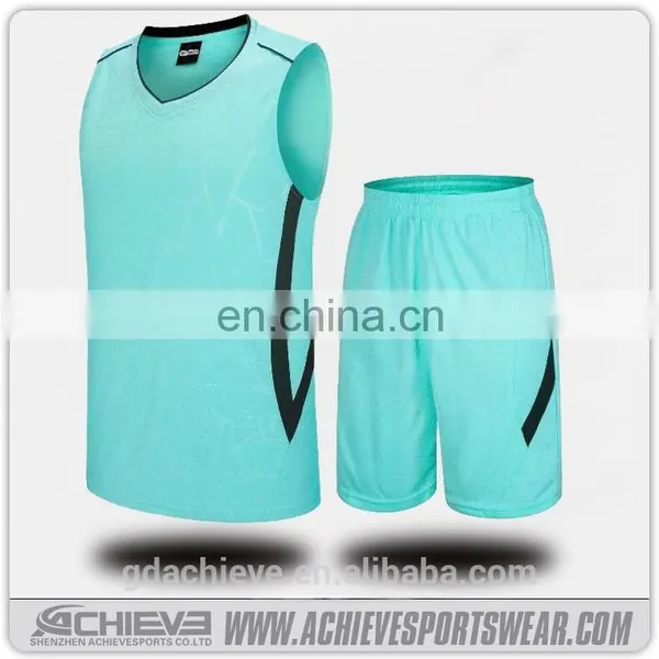 Wholesale Blank European Basketball Uniforms Shorts Design Jersey photo-5