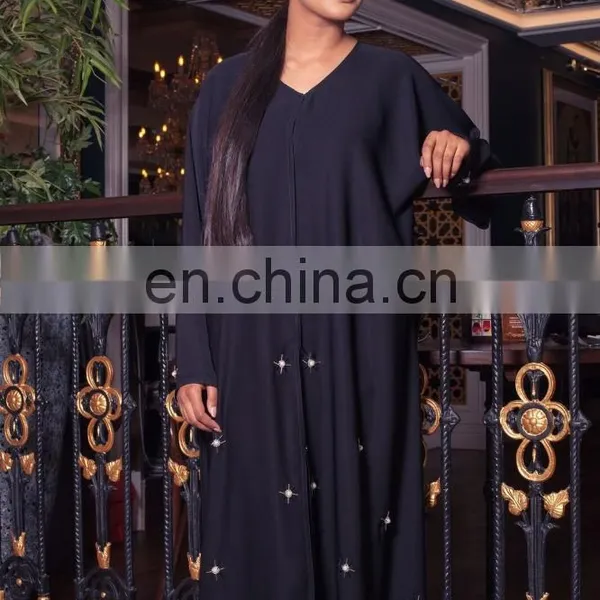 Custom Make Your Own High Quality Denim Dubai Abaya,girl Beautiful Abaya Egypt photo-2