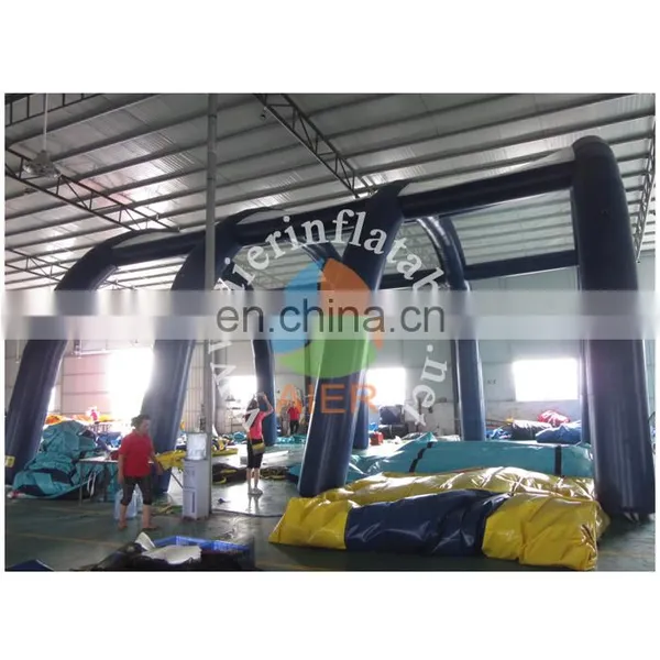 Blue Open Inflatable Tent Shed Cheap Hot Sale Guangzhou 2016 photo-2