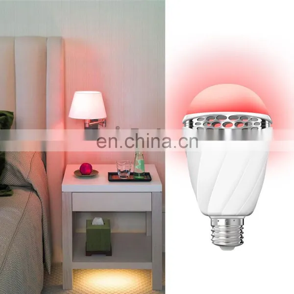 Smart Voice Bulb 3W LED Speech Recognize Bulb, Voice Control Lamp Color-changing Light in English Language E27 Base Holder photo-5