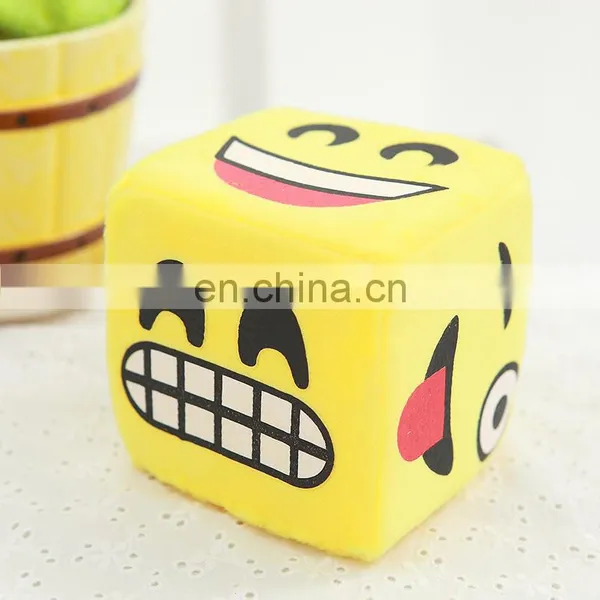 Emoji Smiley Emoticon Yellow Funny Expression Plush Dice Car Ornaments Pendant Soft Toy photo-4