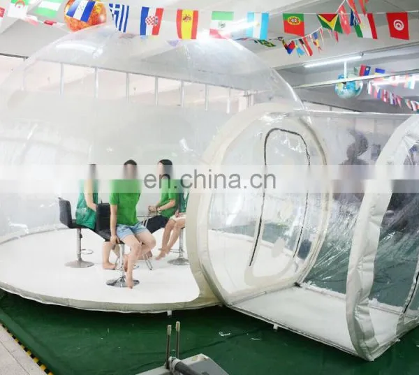 Outdoor Dome Inflatable Tent Transparent Camping Tent for Family Holiday/Leisure Clear Tent photo-5