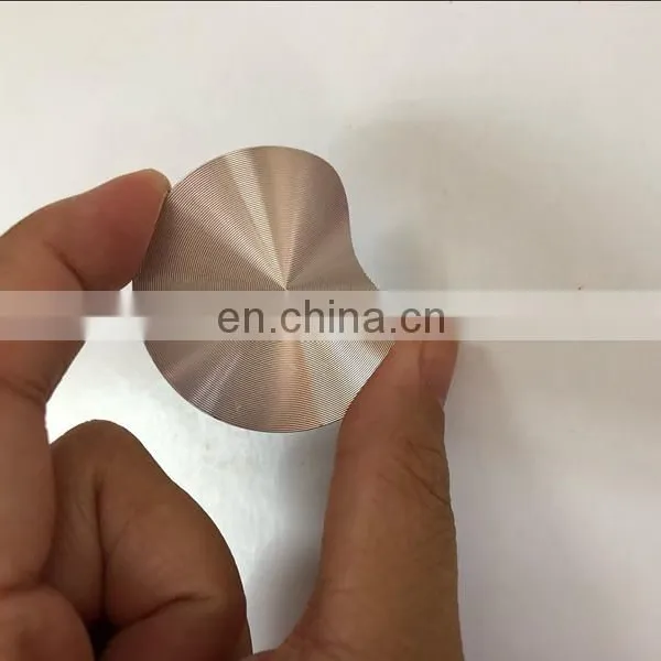 Customized Metal CD Pattern Processing Logo Plate photo-3