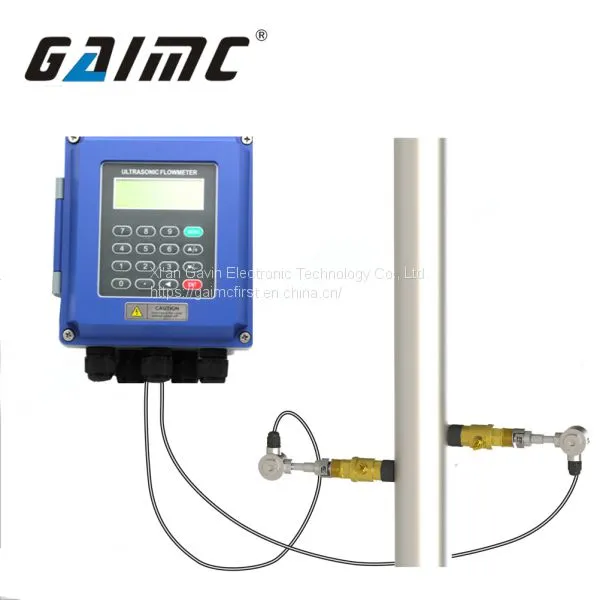 GUF120A-W China Wall Mounted Clamp on Pipe Ultrasonic Water Flow Meter Price photo-3