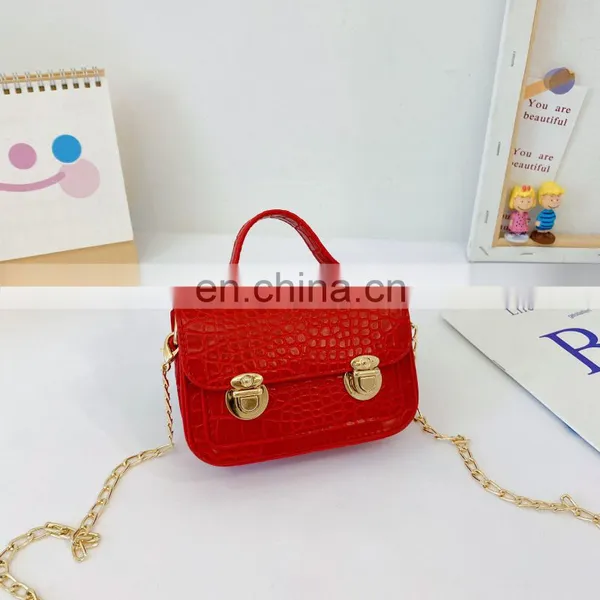 Kids Girls Pu Leather Crossbody Bag Children Mini Purse Shoulder Messenger Bag Handbag Satchel Bag photo-2