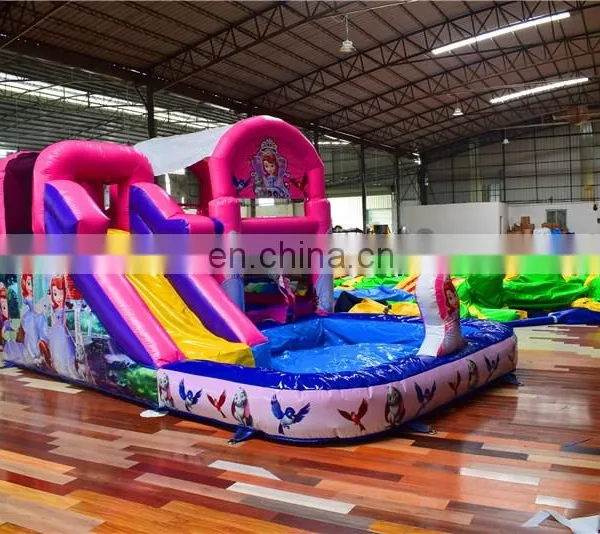 Air Pop up Popular Princess Theme Kids Party Inflatables With Pool and Ocean Balls photo-6