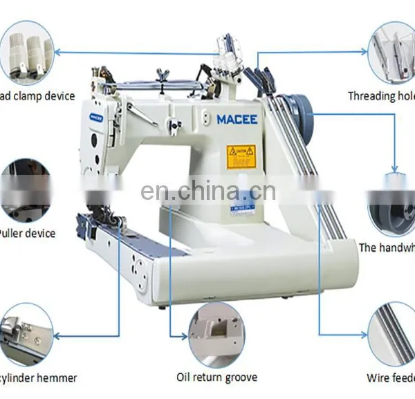 MC 928-2PL HIGH-SPEED THREE NEEDLE FEED-OFF-THE-ARM CHAINSTITCH MACHINE photo-2
