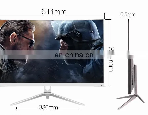 27 Inch Led Monitor Computer FHD Curved Monitor Desktop Gaming Display Full HD 1080P 4K 60HZ 1ms photo-2
