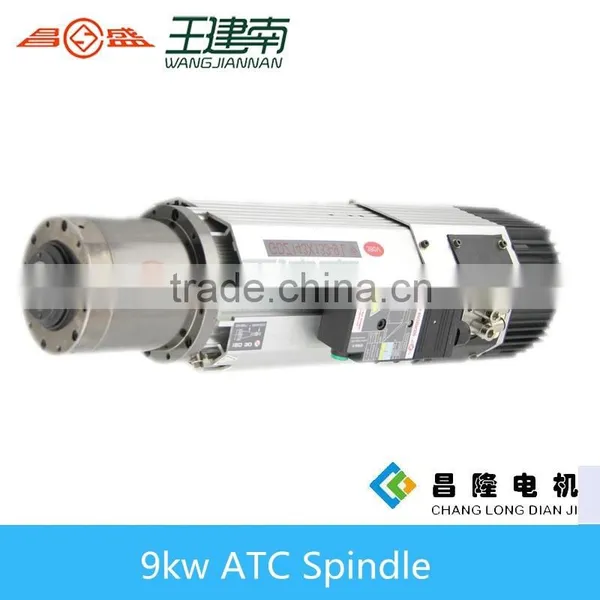 Italy Well-known Air Cooling Spindle 3d Cnc Wood Engraving Machine 9kw Air Cooling Spindle ISO30/BT30 Same as HSD photo-3