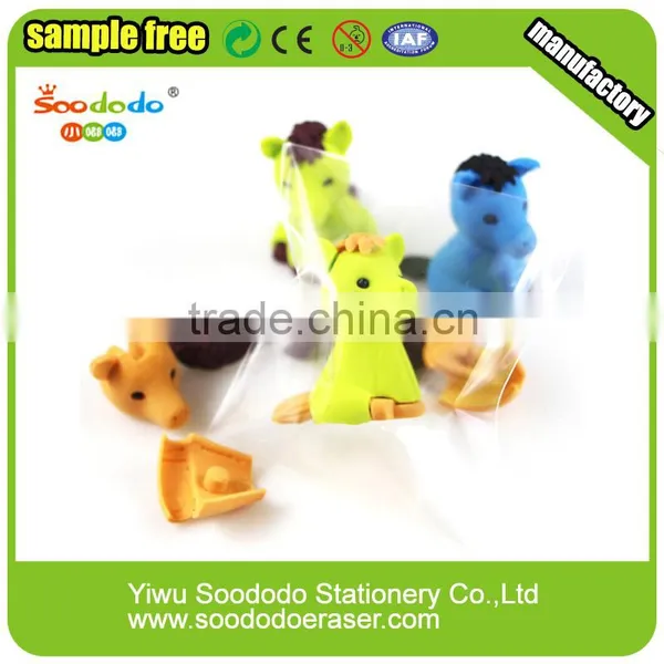 2015 New Arrival Wenzhou Soft Natural Recycled Cool Rubber Eraser photo-6