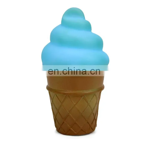 Ice Cream Night Light Desk Table Lamp, Kids Children Bedroom Lamp, Battery LED Table Lamp