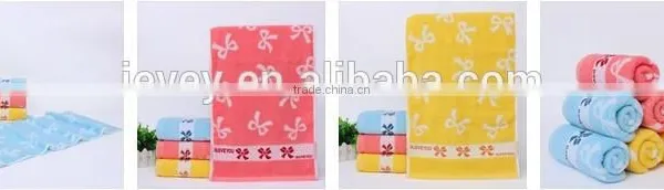 Bowknot Design 100% Cotton Wholesale Price Terry Baby Bath Towel / Customized Beach Towel photo-6