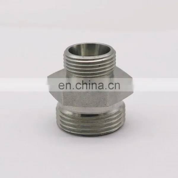 1/4 Inch 1/8 Inch G1 Unf Thread Hydraulic Pipe Adapter 90 Degree Elbow Stainless Steel Three Ends Male Pipe Tee photo-5