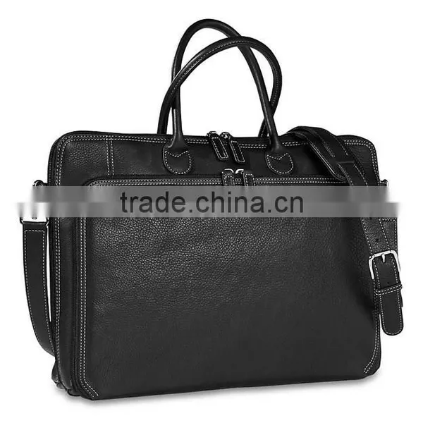 High Quality Genuine Leather Ladies Laptop Bag Women Business Bag Leather Briefcase photo-2