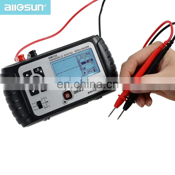 All-sun EM125 Несущийся цифровой осциллограф с памятью 25МГц 100М отсчетов/с с LED-подсветкой. В наличии в США