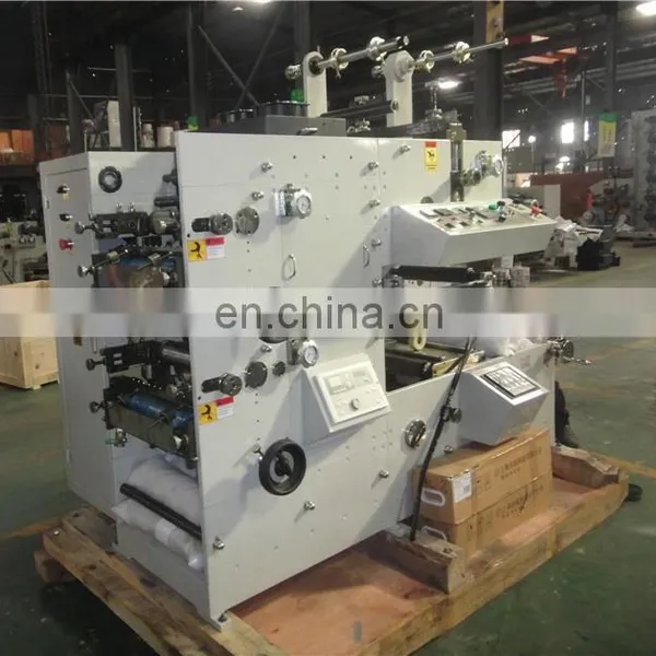UTR320-1 Single Color Roll to Roll Automatic Paper PP Sticker Flexographic Printing Machine, Epoxy Label Flexo Press Printer photo-5