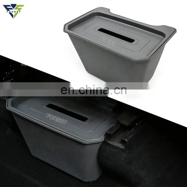 Under Rear Seat Storage Box Rear Organizers Box Interior Modification Accessories For Tesla Model Y