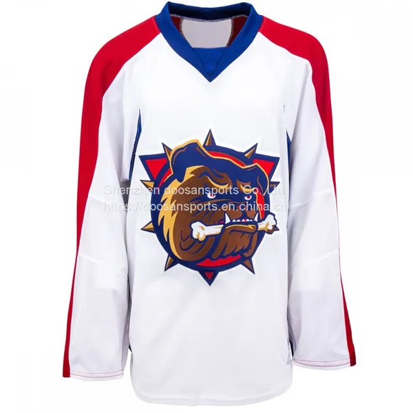 CUSTOMIZED QUALITY SUBLIMATION DESIGN 100 % POLYESTER ICE HOCKEY SHIRT
