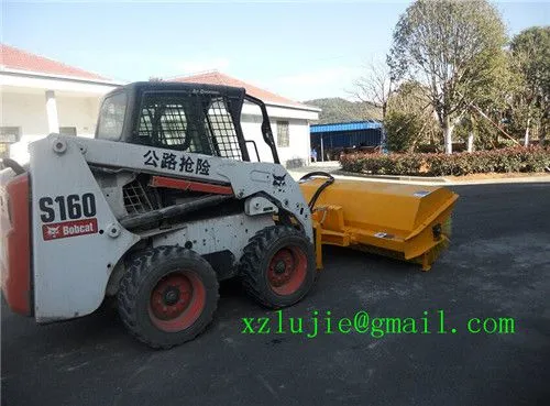 China Skid Loader Angle Sweeper Manuafcture,snow Sweeper Attachments for Skid Steer Loader