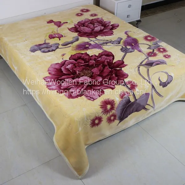 Raschel Mink Polyester Blanket /Korean Cloudy Blanket photo-5