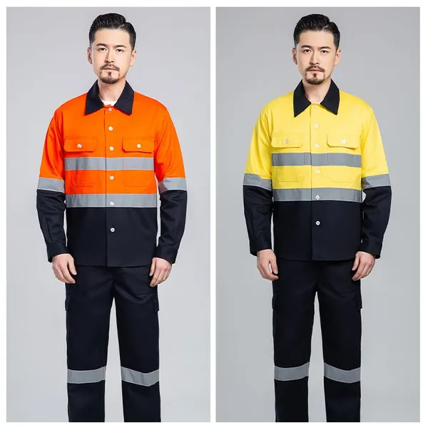 Summer Work Clothes With Bright Reflective Stripes, Comfortable and Breathable Boutique Men's and Women's Styles photo-3