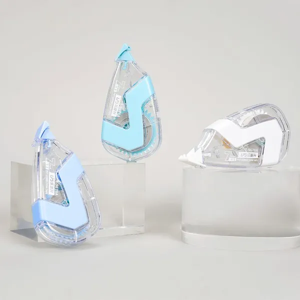 Customized Color Correction Runner Drop-resistant Plastic Correction Tape With 7mm Tape Width