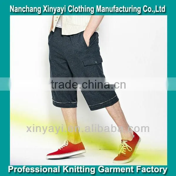 High Quality Cotton Knitting Short Sweat Pants for Men Wholesale photo-2