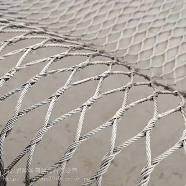 Galvanized High-Strength Stainless Steel Wire Rope Mesh for Zoo Animal Enclosures photo-5