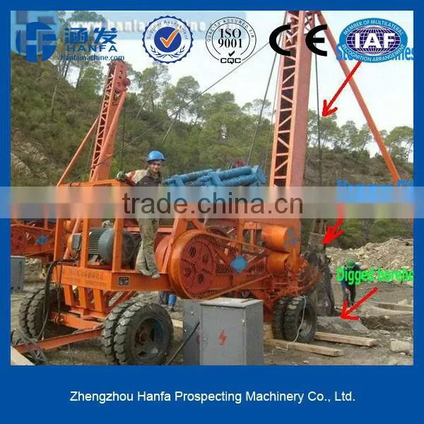 2015 Best Choice!Most Popular in the Market!!!HF-6A Trailer Type Practical Piling Rig photo-2