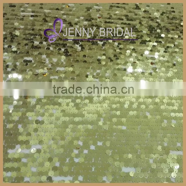 SQN#32A Wholesale Shiny Metalic Sequin Table Cloth Wedding Quality Choice photo-3
