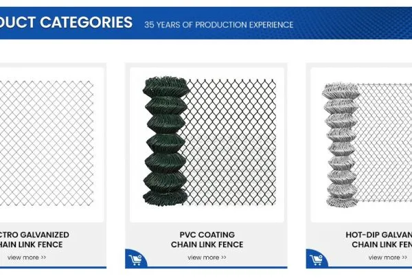 Heavy Duty Chain Link Fence Galvanized Steel Security Fence for Construction Site, Sports Field, and Residential Property photo-4