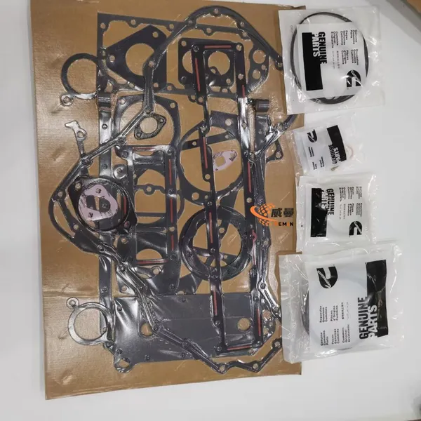 Original Cummins 3800558 3802389 Engine gasket Full engine gasket set for engine spare parts.