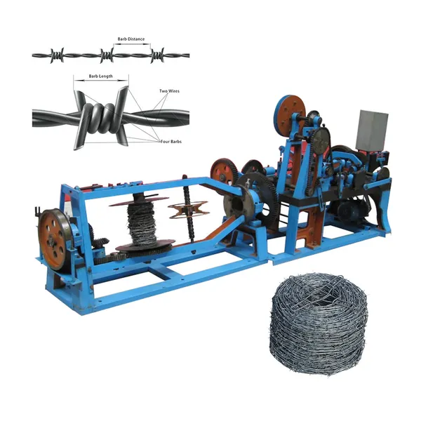 SD China Factory Direct Sales: Fully Automatic Motor-Driven High-Safety Single/Double Strand Barbed Wire Machine photo-5