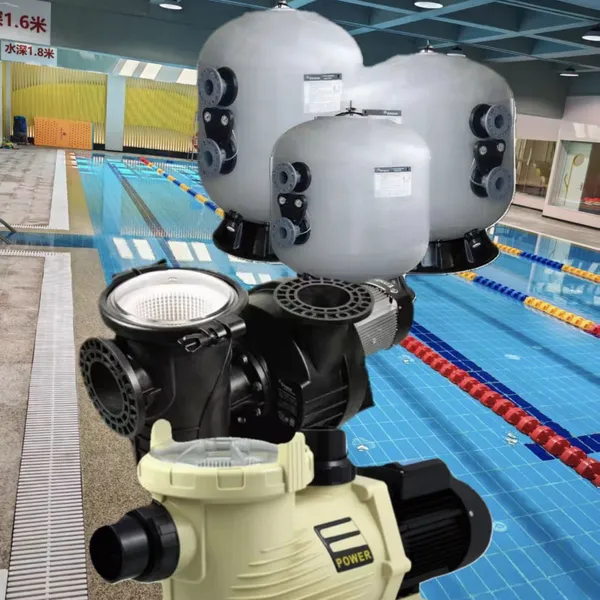 One-stop Swimming Pool Equipment | Circulation Pump,Sand Filter Tank,UV Sterilizer,Dosing Pump & Water Quality Detector